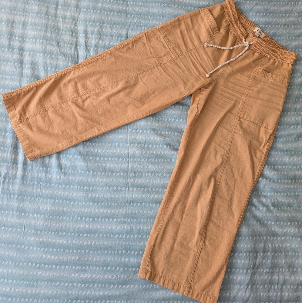 Pact Denim Chambray Sailor Pant - Size S